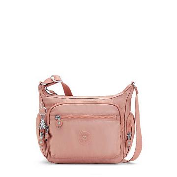 Kipling Gabbie Small Metallic Crossbodytassen Roze | BE 1142MQ